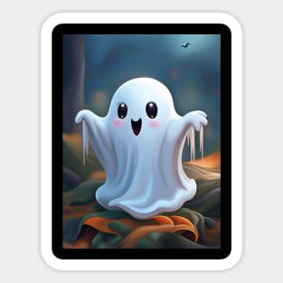 Halloween cute ghost Sticker